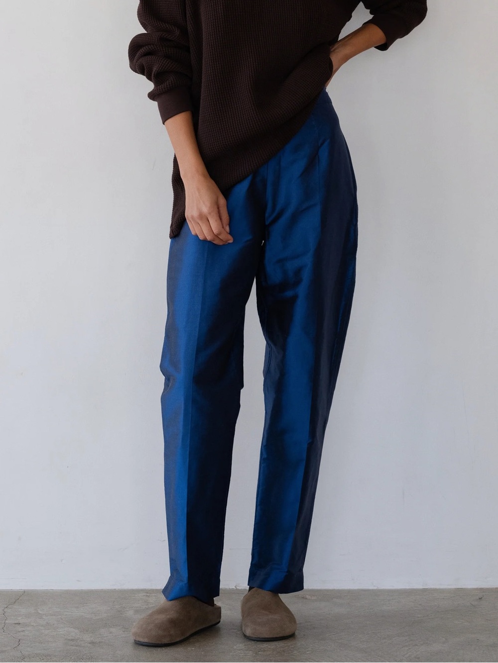 DONNI The Taffeta Cigarette Pant - Picture 3 of 8